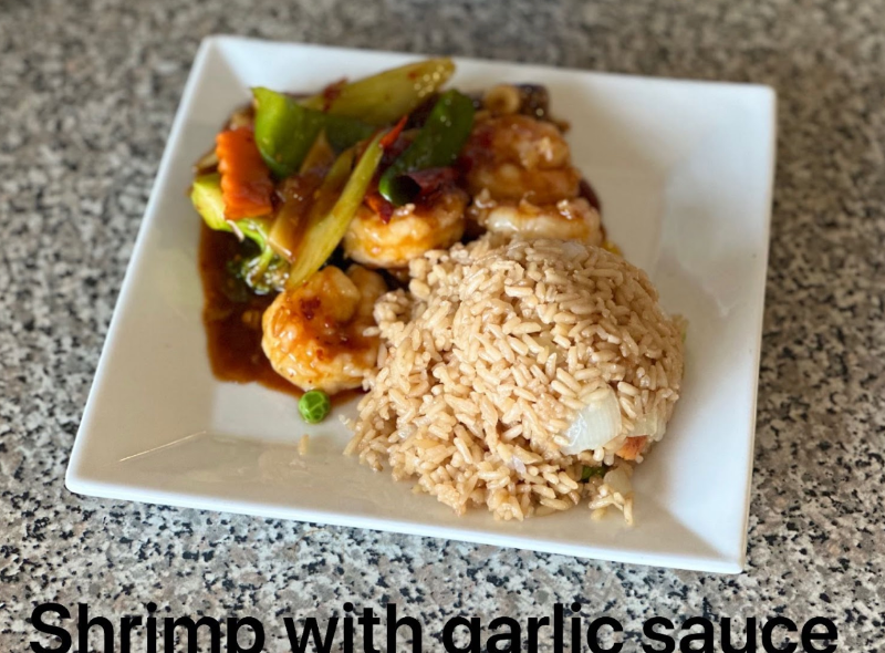 112. Shrimp w. Garlic Sauce