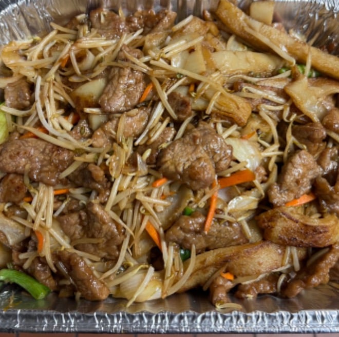 154. Dry Beef Chow Fun