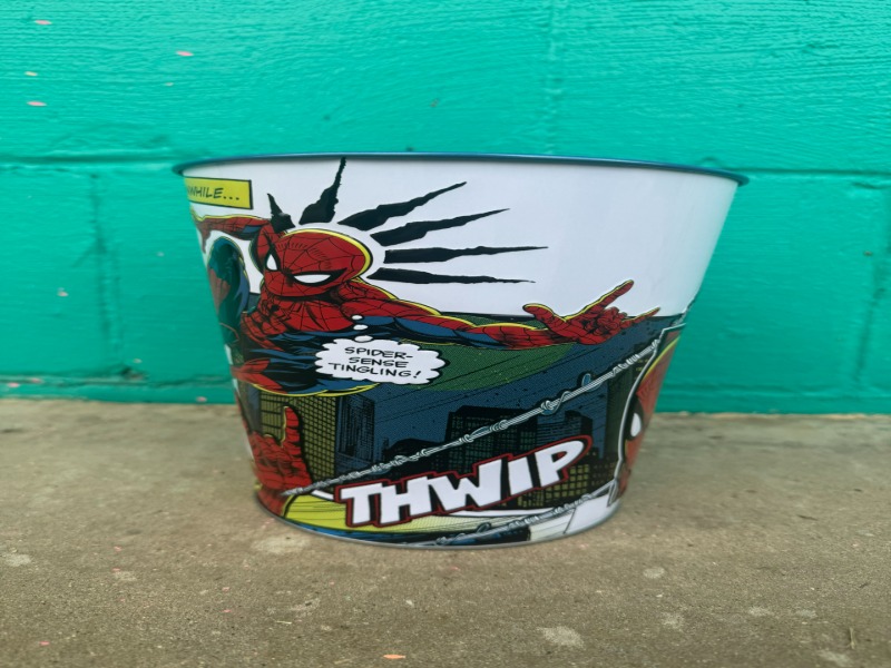 Spider-Man Brand New Day metal 130 oz. popcorn bucket Option A