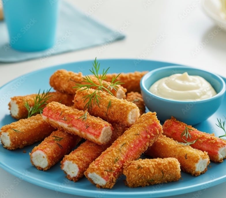 炸蟹条<br>Fried Crab Sticks (4)
