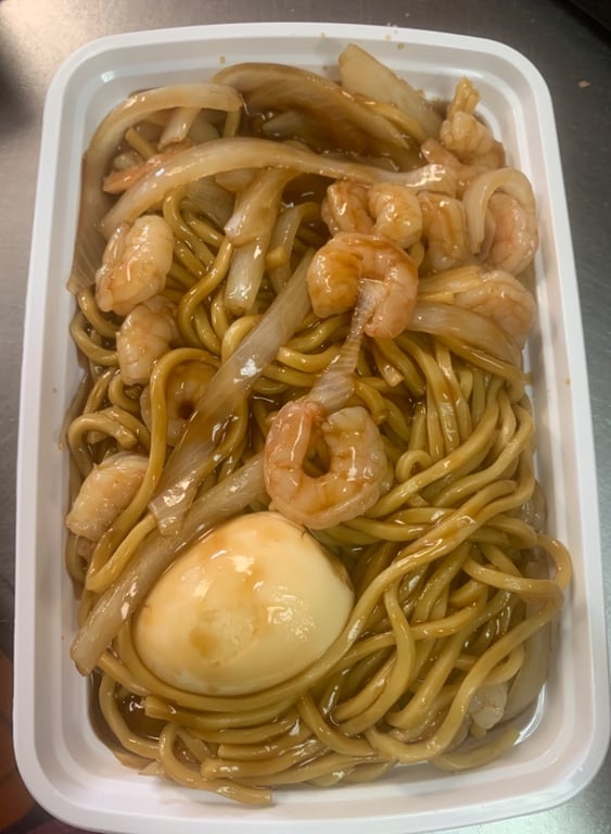 P3. 虾鸭干面 Shrimp Yat Gat Mein