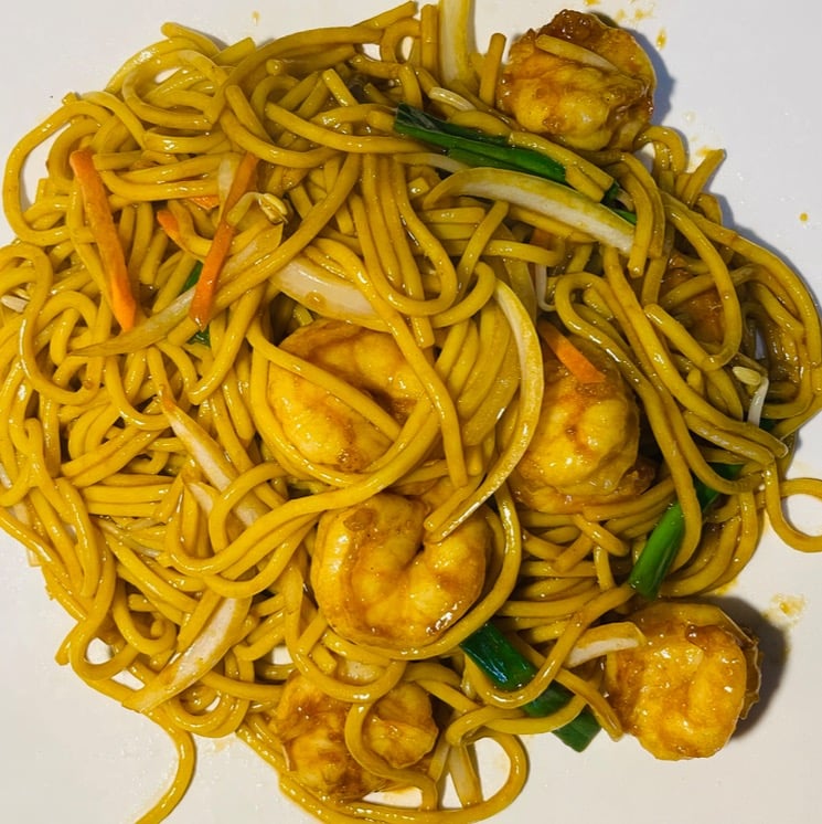 L20. Shrimp Lo Mein 虾捞面