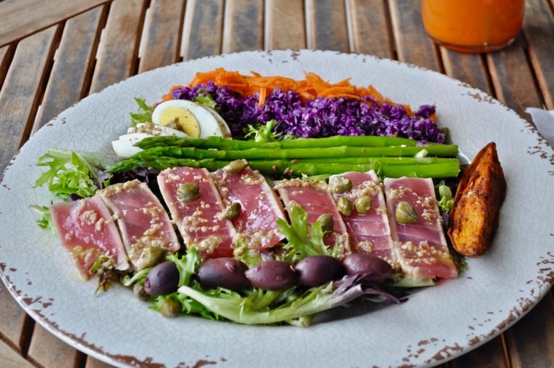 Ahi Tuna Nicoise salad