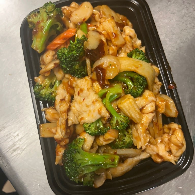 鱼香鸡<br>89. Chicken w. Garlic Sauce