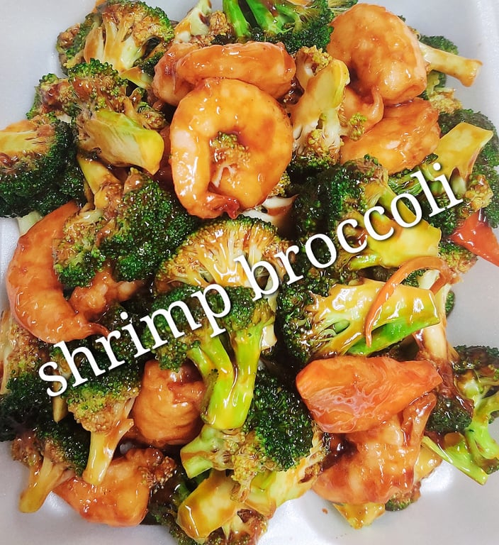 芥兰虾 17. Shrimp w. Broccoli
