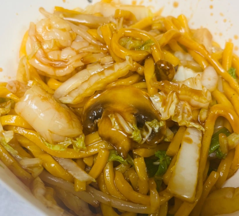 19. 虾捞面 Shrimp Lo Mein