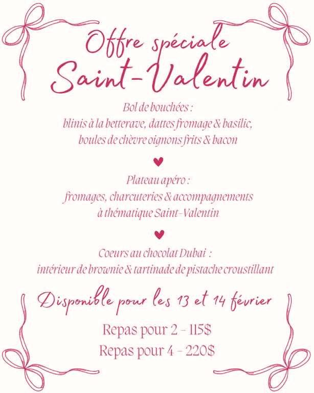Spécial Saint-Valentin pour 2