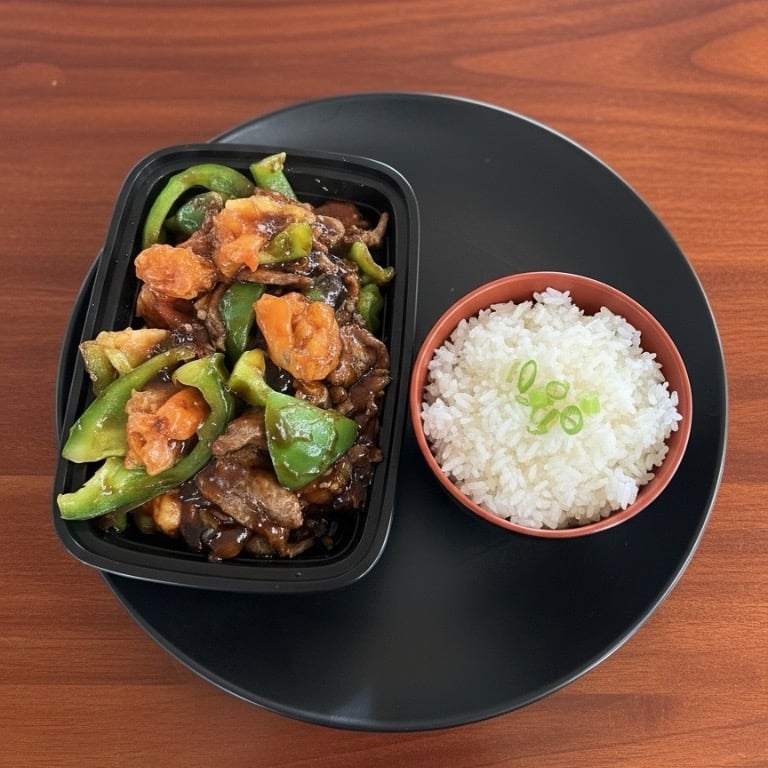 65. Pepper Steak w. Tomatoes