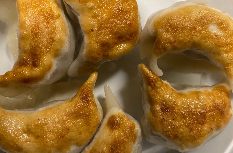 煎肉饺 Fried Pork Dumpling (6)