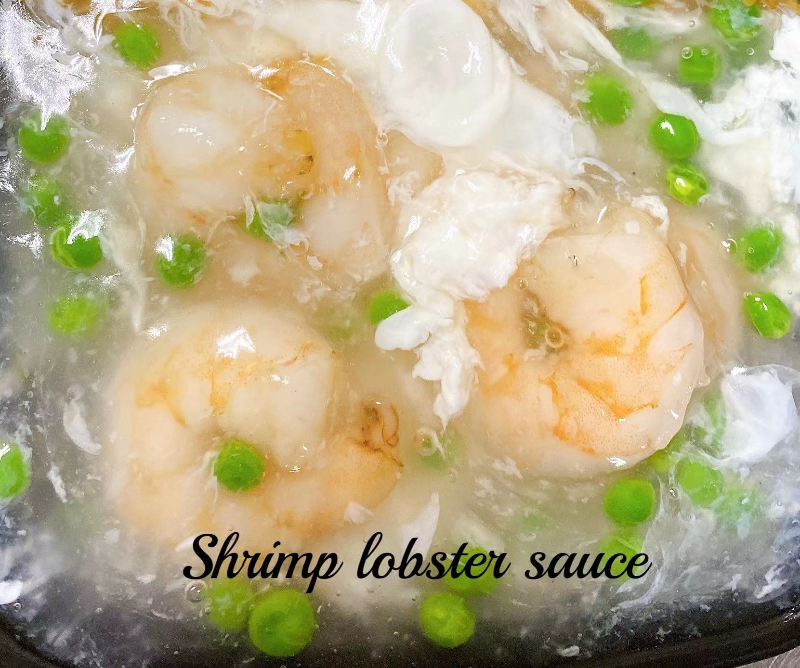 虾龙胡晚 11. Shrimp w. Lobster Sauce