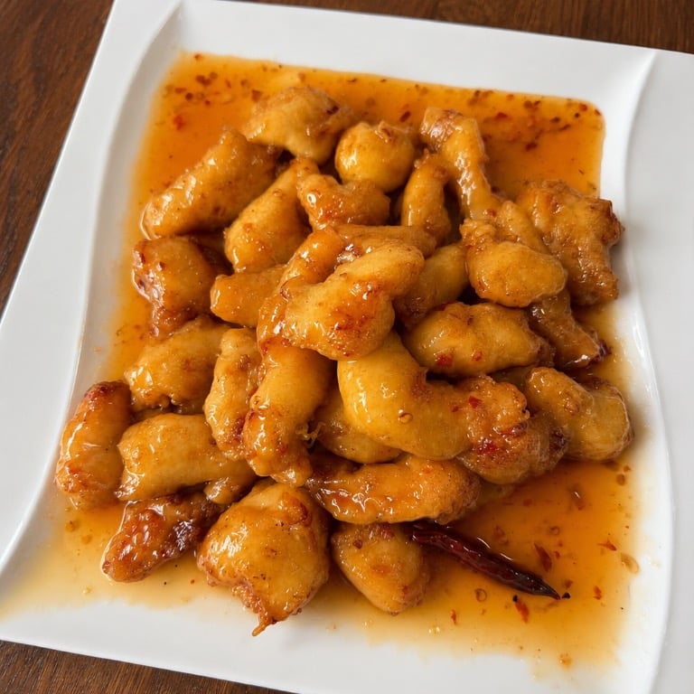 C28. Sweet Pungent Chicken