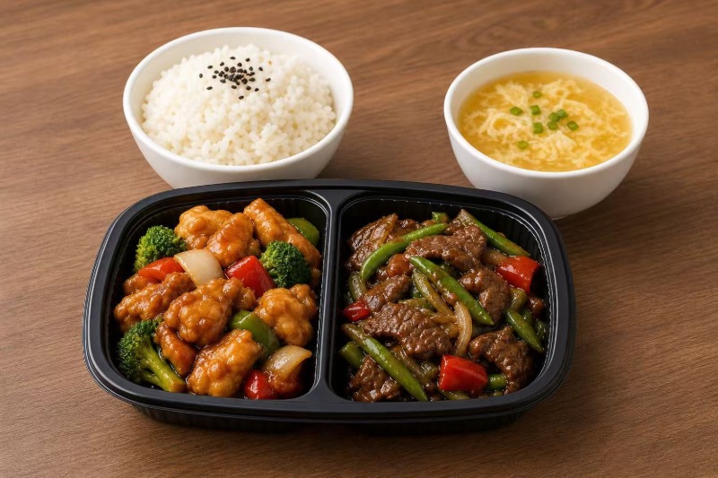 Two Dishes + Soup