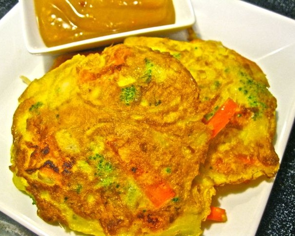 42. Vegetable Egg Foo Young