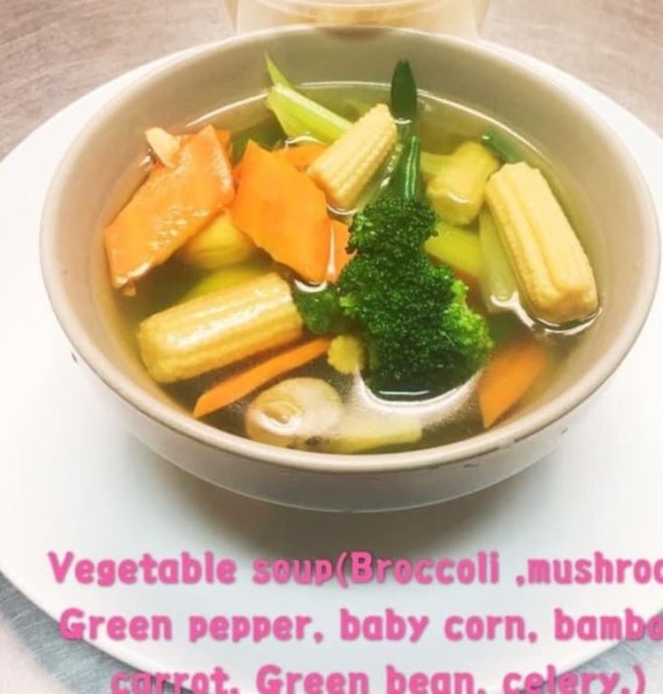 14. Vegetable Soup 素菜汤