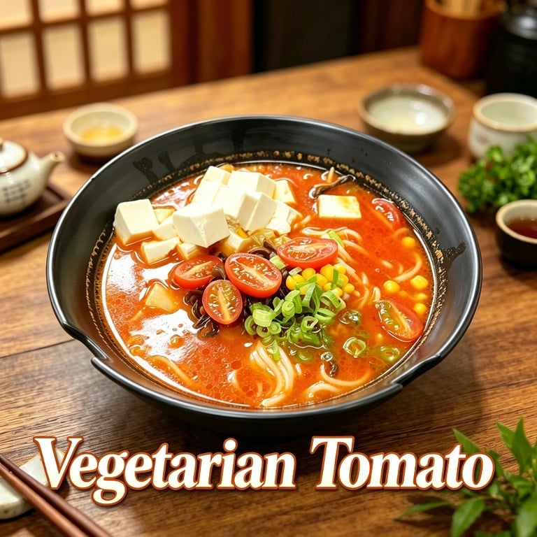 Vegetarian Tomato Ramen