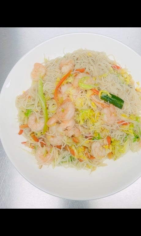 Shrimp Chow Mein Fun 虾炒米粉