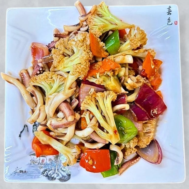 糟炒鱼扣 Stir-Fried Fish Stomach with Fermented Rice