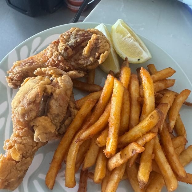 2 Piece of Fried Chicken with Side of Fries