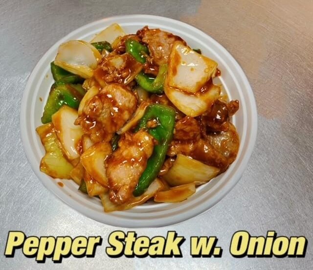 90. Pepper Steak w. Onion