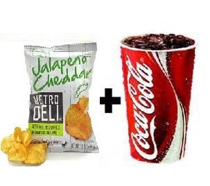 Add Chips & Drink Image