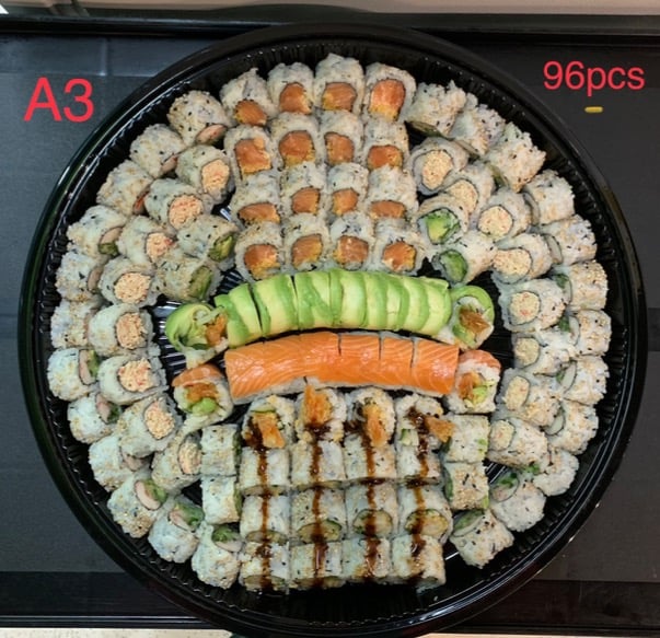 A3. 96 Pcs Sushi Rolls
