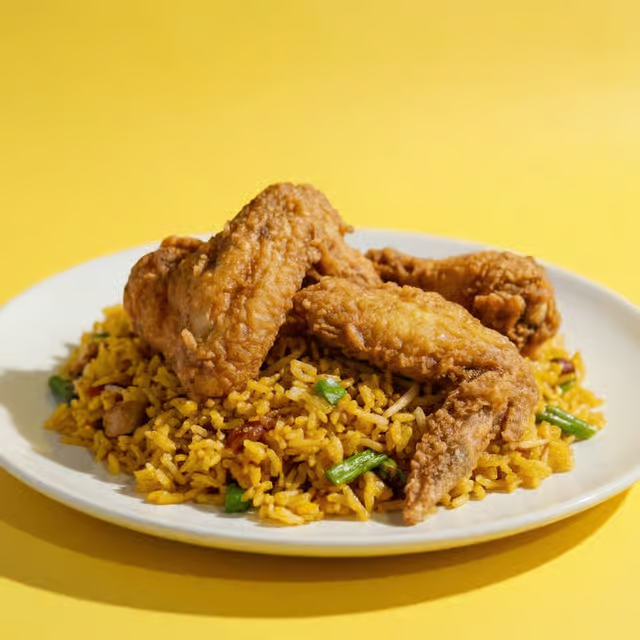 Fried Chicken Wings (4 Whole Wings)