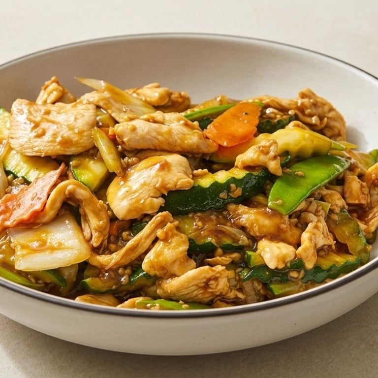 L12.午.大蒜鸡 Garlic Chicken