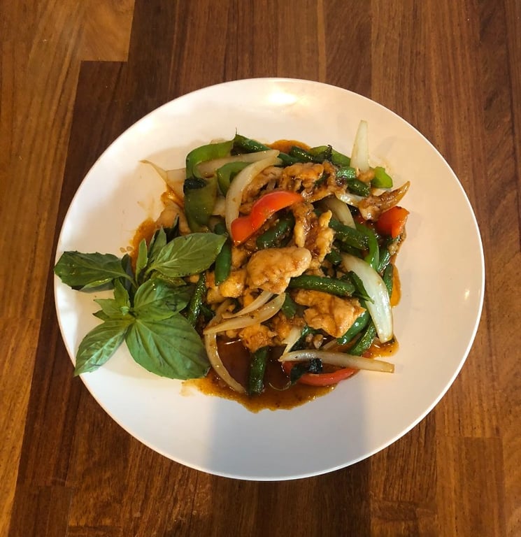L1. Spicy Basil Leaves Lunch