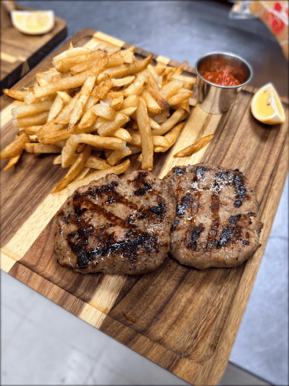 2 Kufte with Fresh French Fries