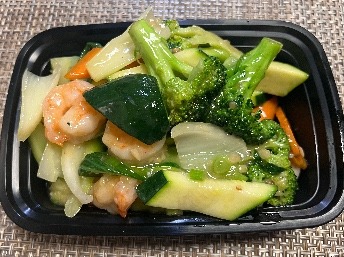 S10. 雜菜蝦 Mixed Vegetable Prawns