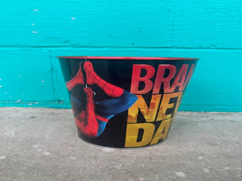 Spider-Man Brand New Day metal 130 oz. popcorn bucket Option B