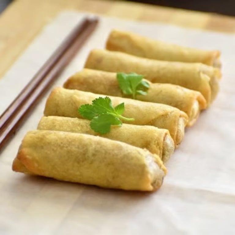 1A. Vegetable Spring Rolls 菜卷