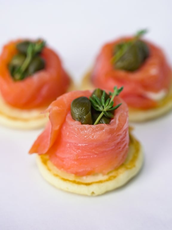 Blinis saumon fumé