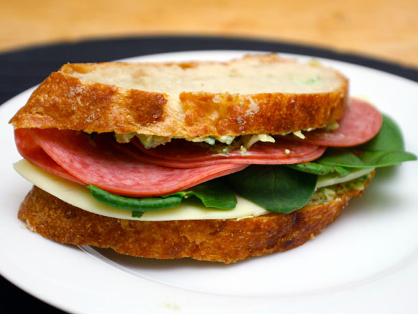 Salami Sandwich Image