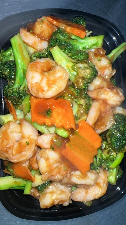 99. 芥兰虾 Shrimp w. Broccoli