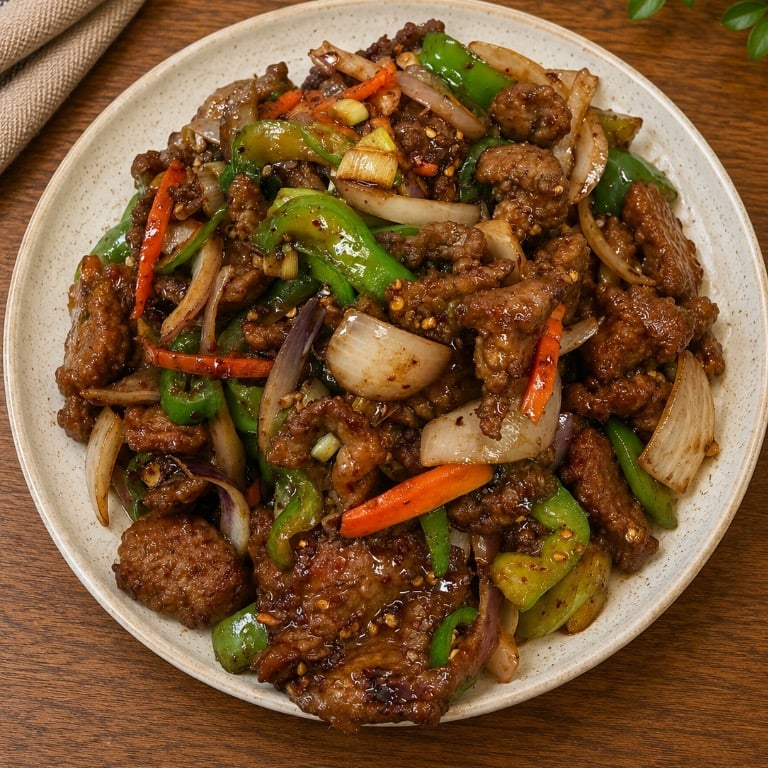 Mongolian Beef 蒙古牛