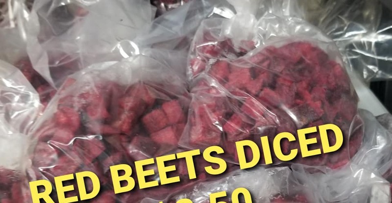 Beets Red Diced 5lb Bag