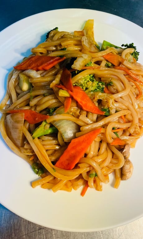 Vegetable Yaki Udon Noodles Image