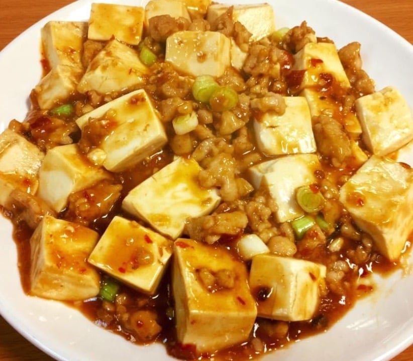 Ma PO Tofu w/Minced Chicken