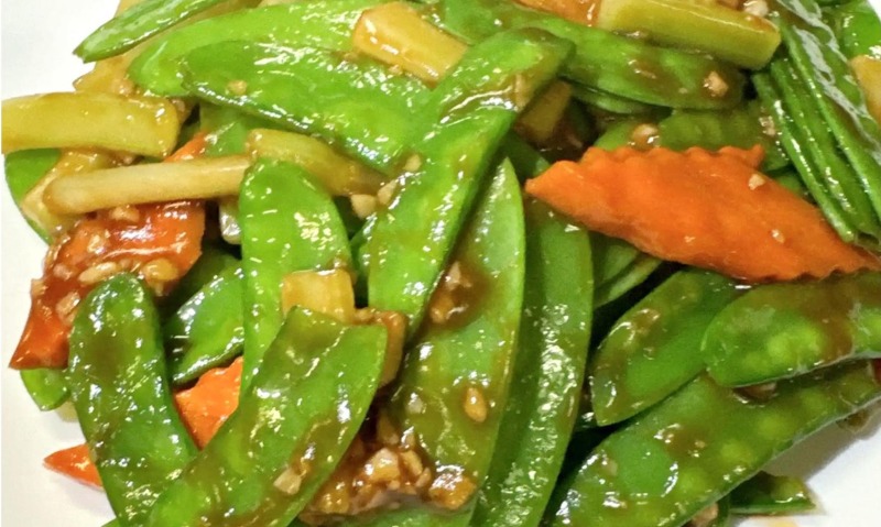 Sauteed Snow Peas w. Garlic