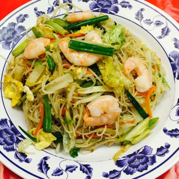 虾炒米粉 43. Shrimp Chow Mei Fun