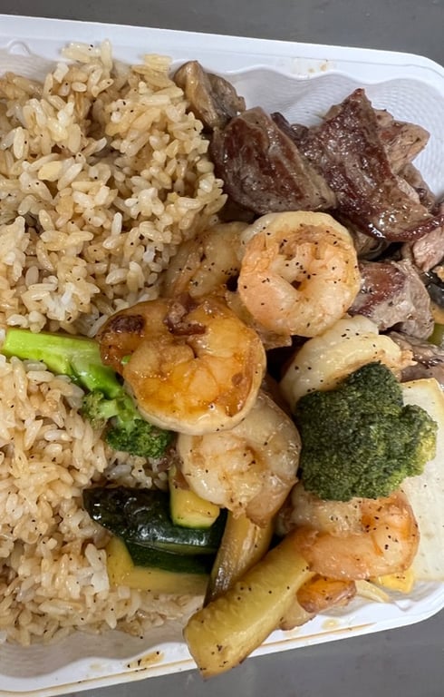 * Hibachi Steak and Shrimp