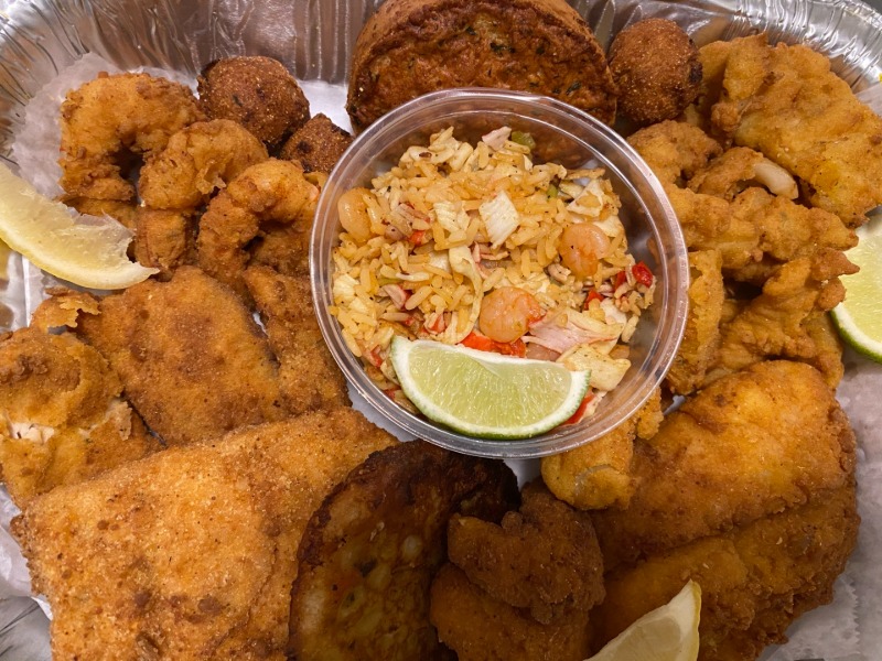 Oh Yeah Seafood Sampler