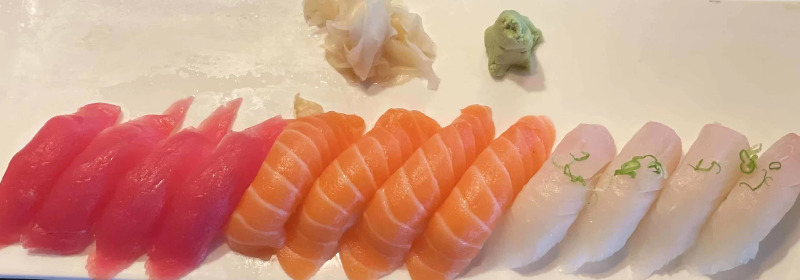 Miyabi Tri Color Sushi Entrée