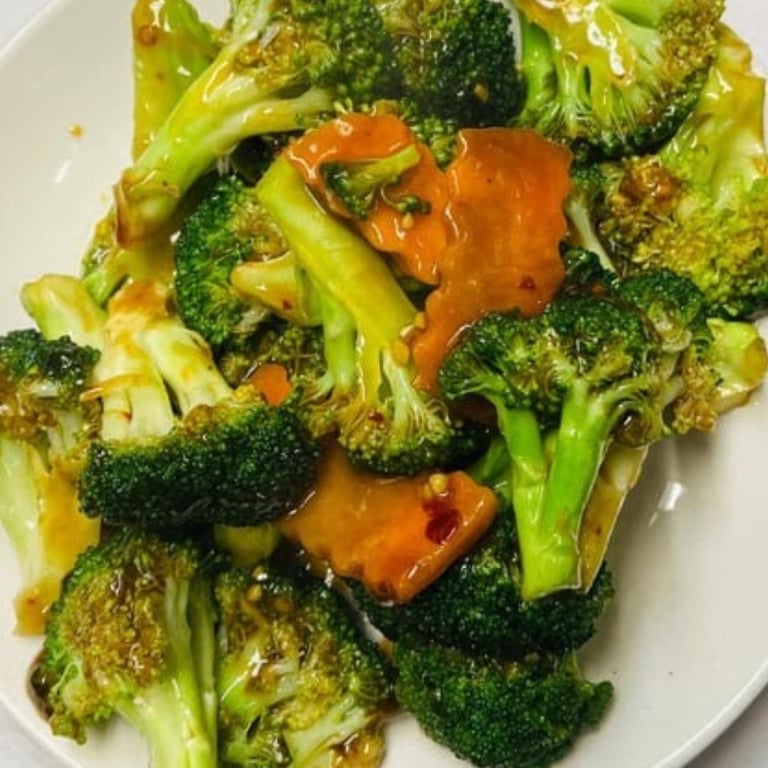 鱼香芥兰 <br>  Broccoli w. Garlic Sauce