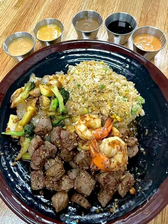Hibachi Shrimp & Steak