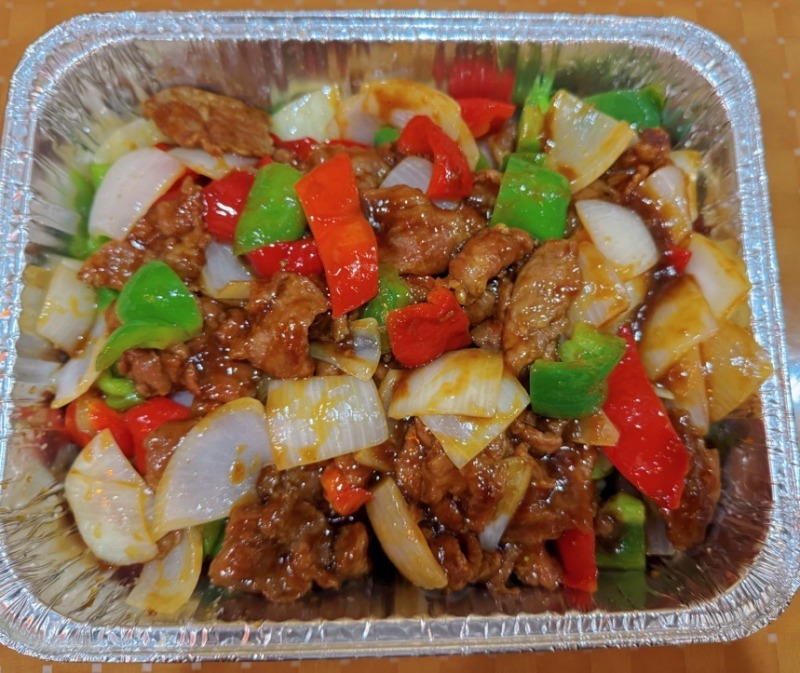 (Half Tray) Pepper Steak w.Onion