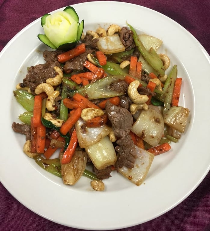 Cashew Beef
Thai Charm Eatery - Airdrie