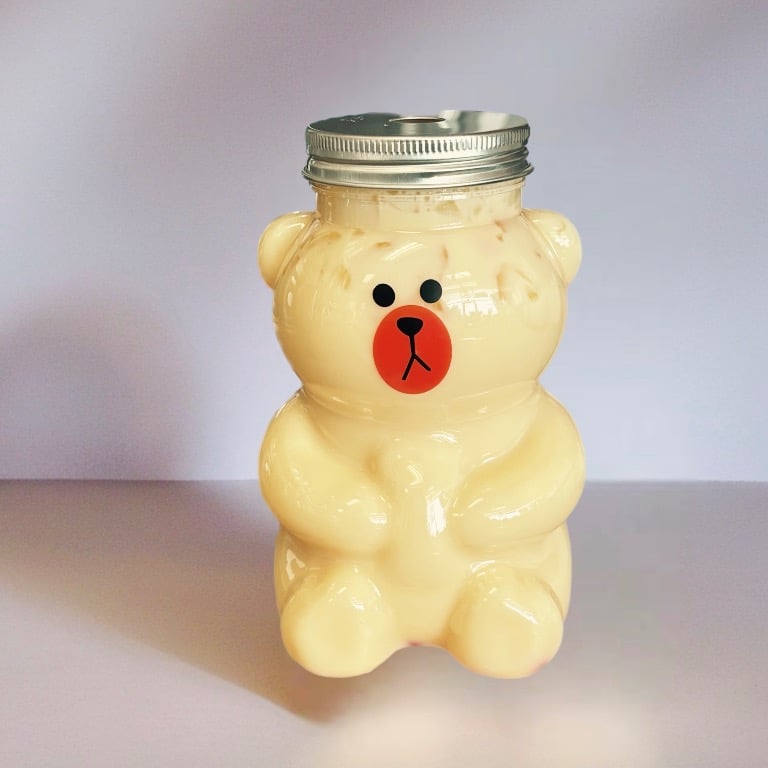 K6. Milky Mango with popping boba