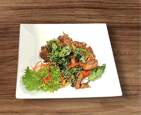 Crispy Duck – Pad Ka Pao